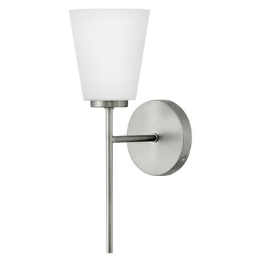 Lark 85420 Bri 1 Light 16" Tall Bathroom Sconce - Nickel