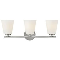 85423BN Lark Bri - 45W 3 LED Medium Bath Vanity-9 Inches Tall and 24 Inches Wide-Brushed Nickel Finish