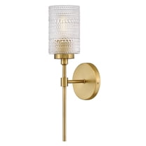 85570LCB Lark Mabel - 12W 1 LED Medium Wall Sconce-18.25 Inch Tall and 5.25 Inch Wide-Lacquered Brass Finish