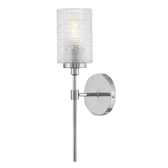 85570CM Lark Mabel - 12W 1 LED Medium Wall Sconce-18.25 Inch Tall and 5.25 Inch Wide-Chrome Finish