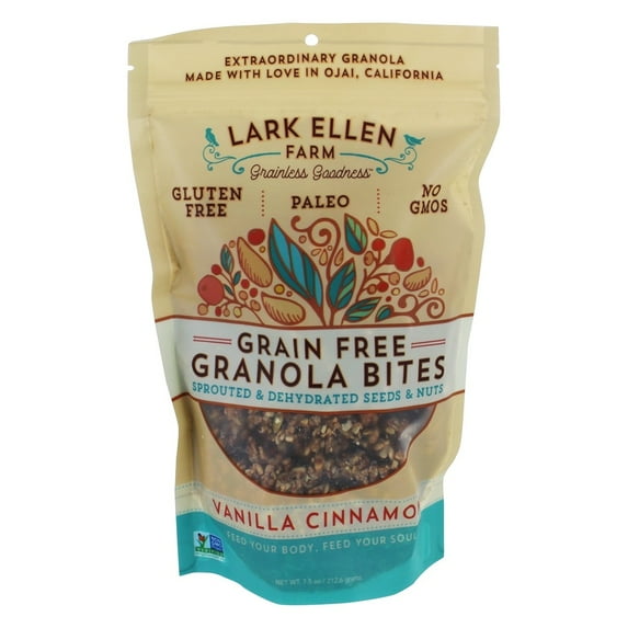 Lark Ellen Farm - Gluten Free Granola Bites Vanilla Cinnamon - 7.5 oz.