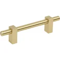 thumbnail image 1 of Larkin 1 96 Mm Center-To-Center Bar Pull, Brushed Gold, 1 of 2
