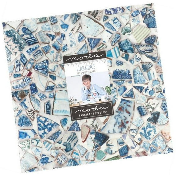 Larking Layer Cake by Janet Clare; 42 - 10" Precut Fabric Quilt Squares