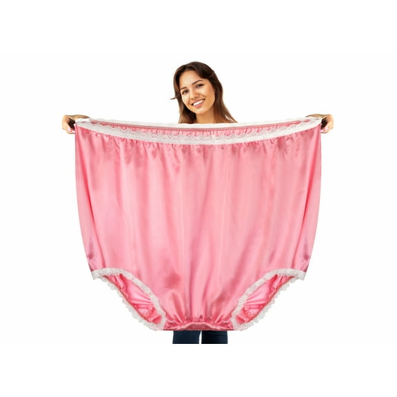 Larkmo Adult's Funny Joke Oversized Underwear, 1 oz, Pink