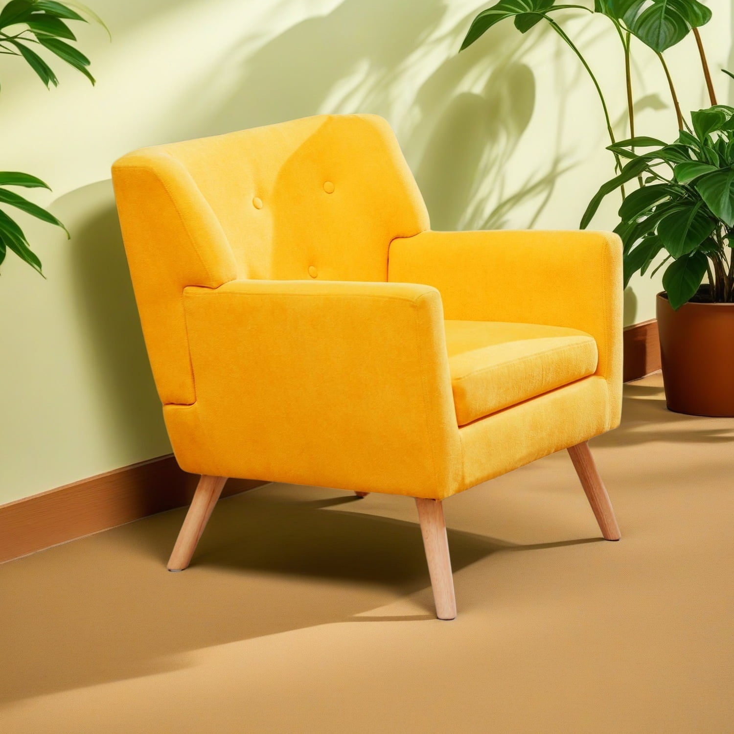 椅子 IDEE LIEVRE ARM CHAIR Mustard Natural LIEVRE ARM CHAIR Mustard Natural Legs｜リビング・ダイニング