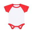 thumbnail image 1 of Larkwood Baby Boys/Girls Essential Short Sleeve Baseball Bodysuit, 1 of 3