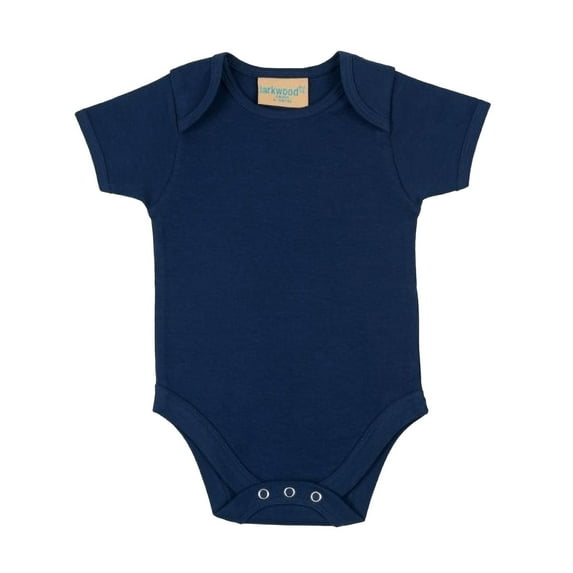 Larkwood Baby Short Sleeved Body Suit With Envelope Neck Opening