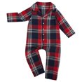 thumbnail image 1 of Larkwood Baby Tartan Babysuit, 1 of 3