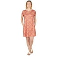 thumbnail image 1 of Larky Lark Womens Key Hole T-Shirt Dress In Free-Spirit Foulard, 1 of 4
