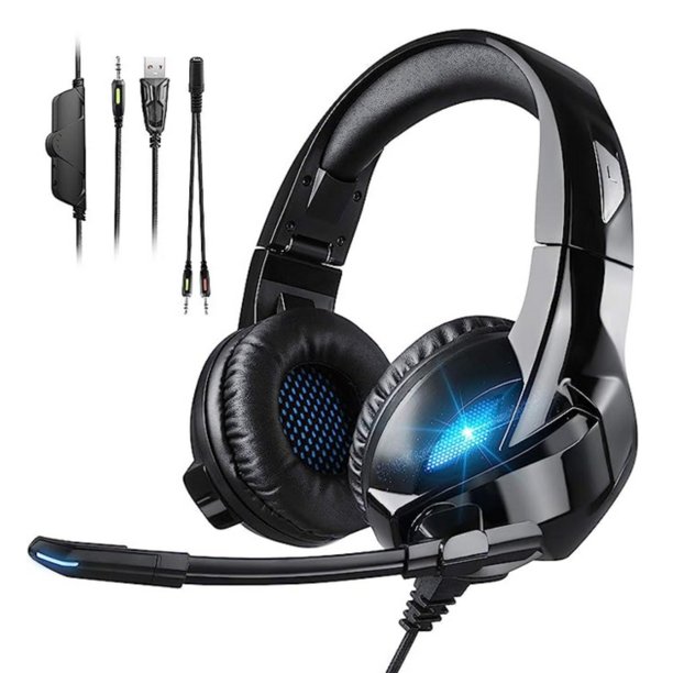 LarmTek Gaming Headset USB Headphones with Microphone for PC PS4