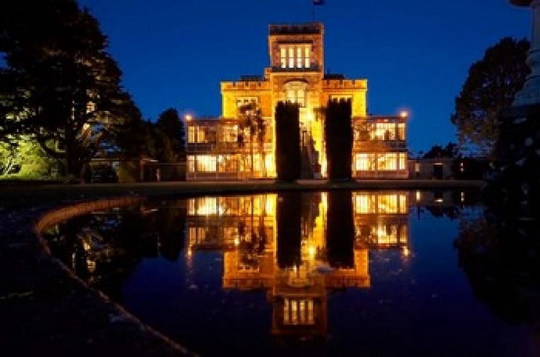Larnach Castle Otago Peninsula Dunedin South Island New Zealand Canvas Art - David Wall DanitaDelimont (18 x 12)