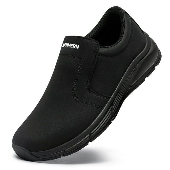 Larnmern Men Work Shoes Non Slip Waterproof Kitchen Chef Food Service Shoe Restaurant Hospital