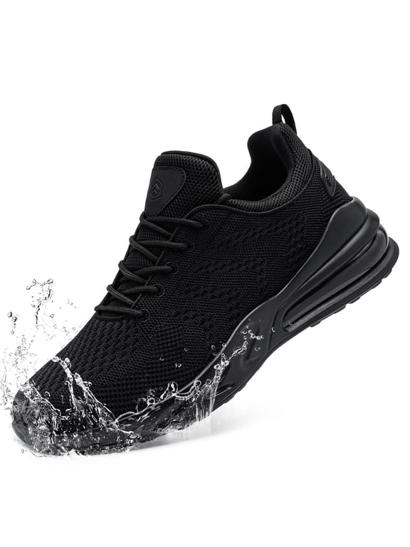 Men's Non Slip Work Shoes Chef Restaurant Waterproof walking Sneakers Slip Resistant Breathable Safety Shoes