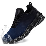 Larnmern Mens Non Slip Work Shoes Chef Restaurant Waterproof walking Sneakers Slip Resistant Breathable Shoes