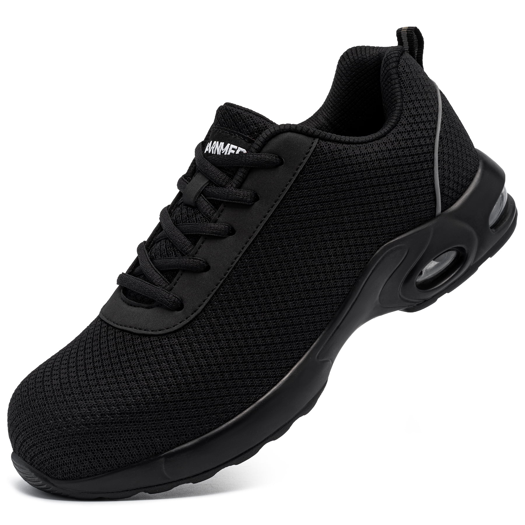 Larnmern Steel Toe Sneaker for Women,Air Cushion Work
