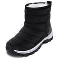 thumbnail image 1 of Larnmern Women's Winter Fleece-Lined Slip-On Boots – Lightweight & Easy On/Off, 1 of 8