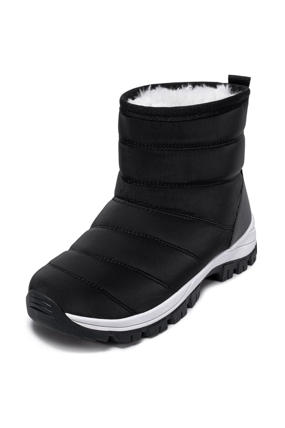 Women's Winter Fleece-Lined Slip-On Boots – Lightweight & Easy On/Off