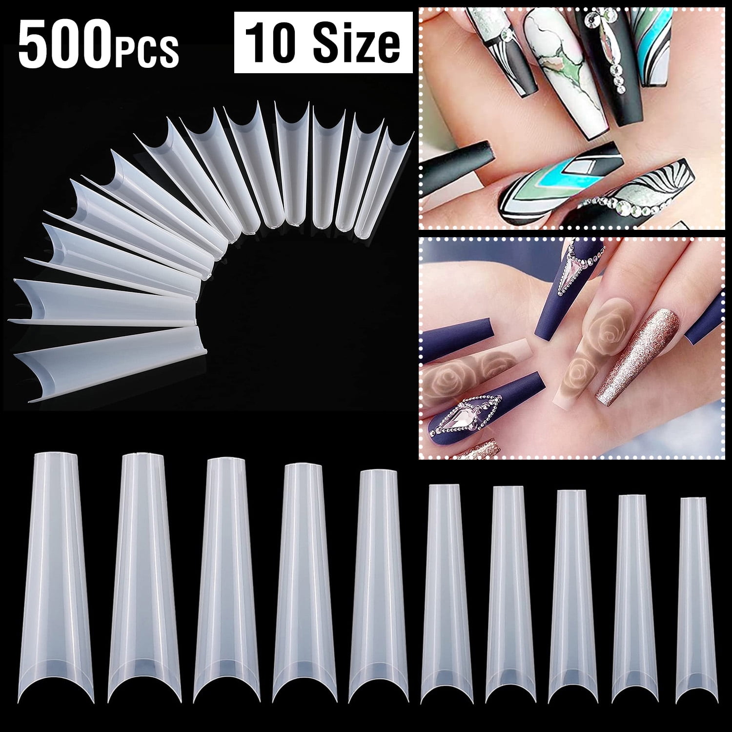 Peralng Press on Extra Long Fake, False and Butterfly Nails India | Ubuy