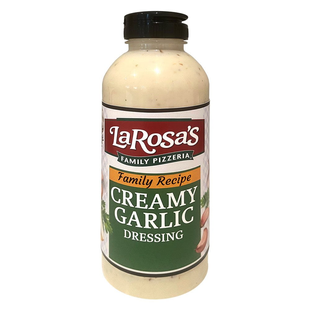 Larosa's Creamy Garlic Dressing 16 Ounce Jar Regular