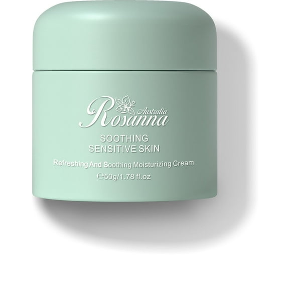 Larosanna Soothing Moisturizing Cream for Sensitive Skin  Australia Skincare, Daily & Night Face Moisturizer for Women, Dermatologist-tested to Calm,Relieve Redness, Soothe Dryness, 1.78 fl oz