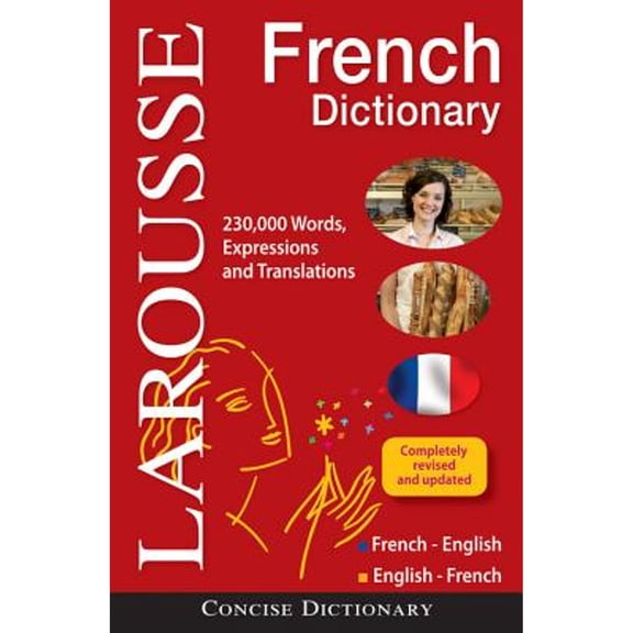 Pre-Owned Larousse French Dictionary (French and English Edition), 9782035700025, 2035700027, Paperback, Updated edition