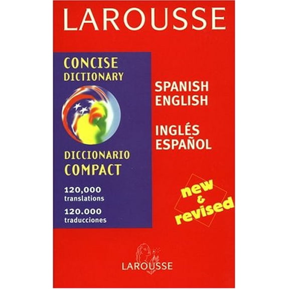 Pre-Owned Larousse Diccionario Compact/Concise Dictionary : Espanol Ingles Ingles Espanol/Spanish English English Spanish, 9782035420176, 2035420172, Paperback, Bilingual edition