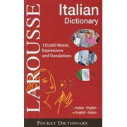 Larousse Pocket Dictionary Italian-English / English-Italian Paperback by Larousse