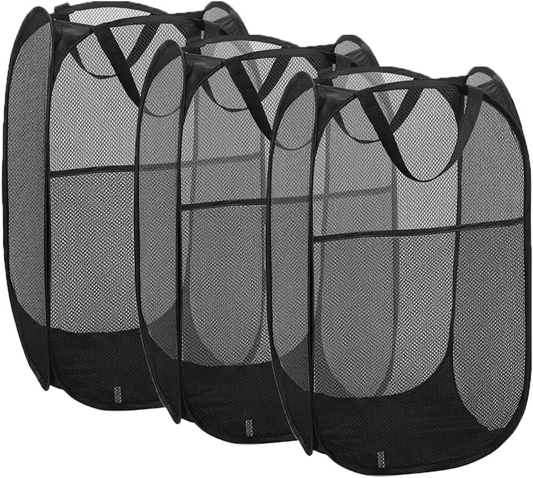 Cesto Lavanderia Pop-Up Pieghevole | In Rete Nylon 36x36x58cm | Per Vestiti E Giocattoli - Foto 8