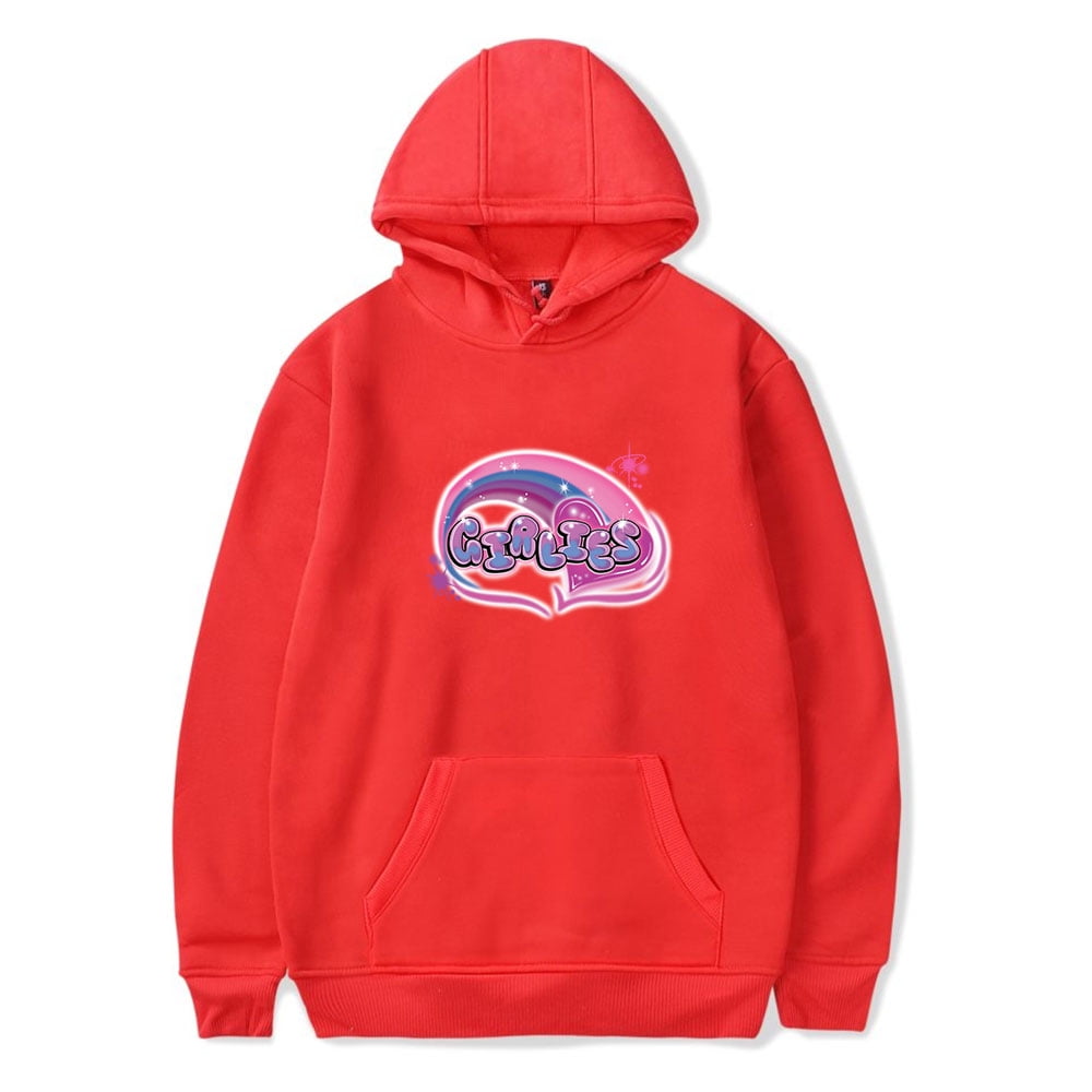 Larray Girlies Merch Hoodie Pockets Drawstring Unisex Hooded Sweatshirt Fashion Clothing Walmart