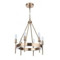 thumbnail image 1 of 54326-SB Craftmade Lighting Larrson - 6 Light Chandelier-Satin Brass Finish    -Traditional Installation, 1 of 11