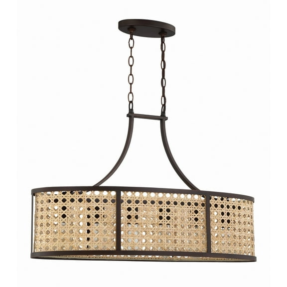 54576-ABZ Craftmade Lighting Malaya - 6 Light Island