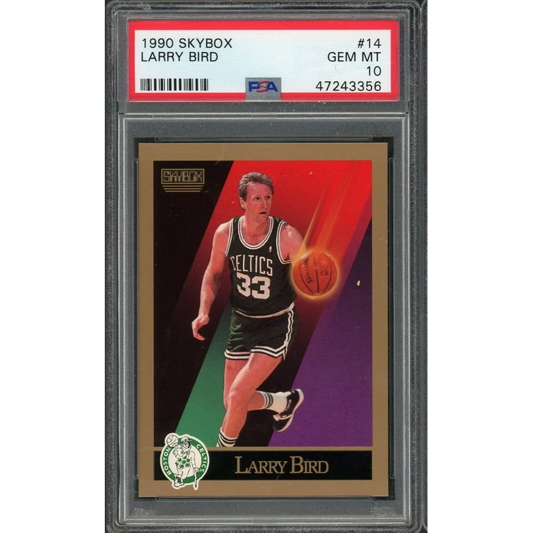 Larry Bird 1990 Skybox Basketball Card #14 Graded PSA 10 GEM MINT
