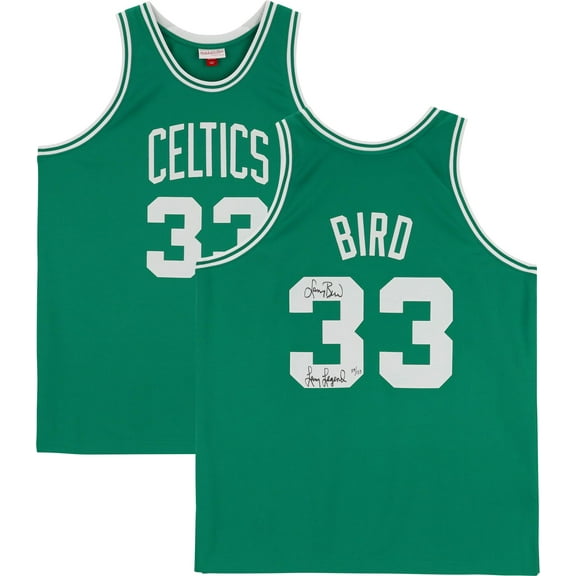 Larry Bird Boston Celtics Autographed Green Mitchell & Ness 1985-1986 Authentic Jersey with "Larry Legend" Inscription- Limited Edition of 133 - Fanatics Authentic Certified