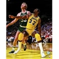 thumbnail image 1 of Larry Bird Boston Celtics Unsigned vs. Magic Johnson Photograph, 1 of 1