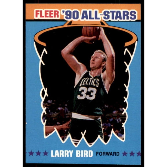 Larry Bird Card 1990-91 Fleer All-Stars #2