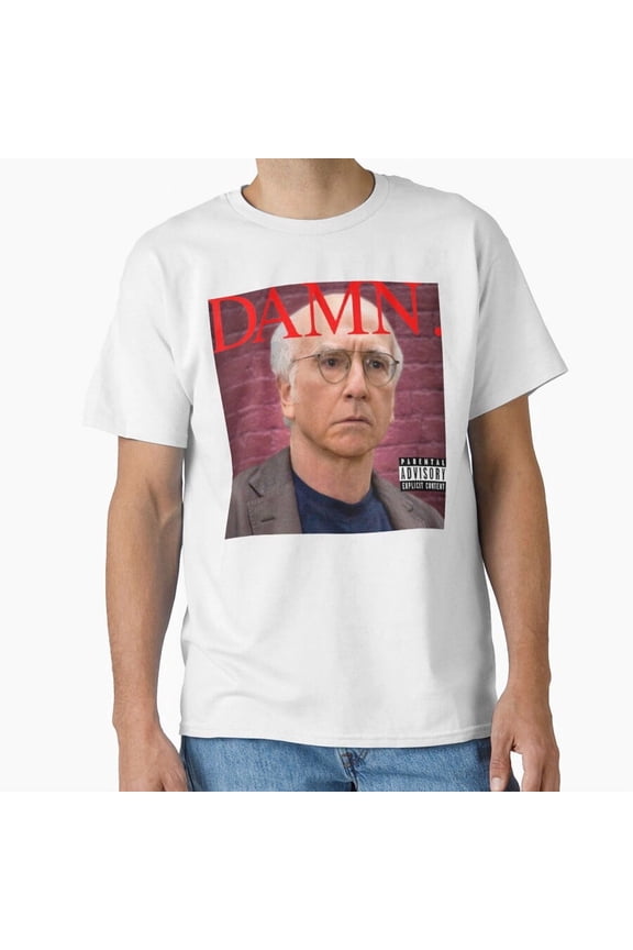Larry David DAMN Curb Your Enthusiasm Awkward Social Interaction Comedy T-Shirt