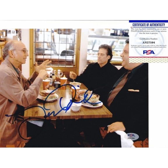 Larry David Signed Autograph 8x10 Photo PSA/DNA COA A