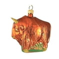 thumbnail image 1 of Larry Fraga Designs Gold Buffalo - 1 Ornament 4 Inch, Glass - Ornament Wildlife Indian 6001B, 1 of 3
