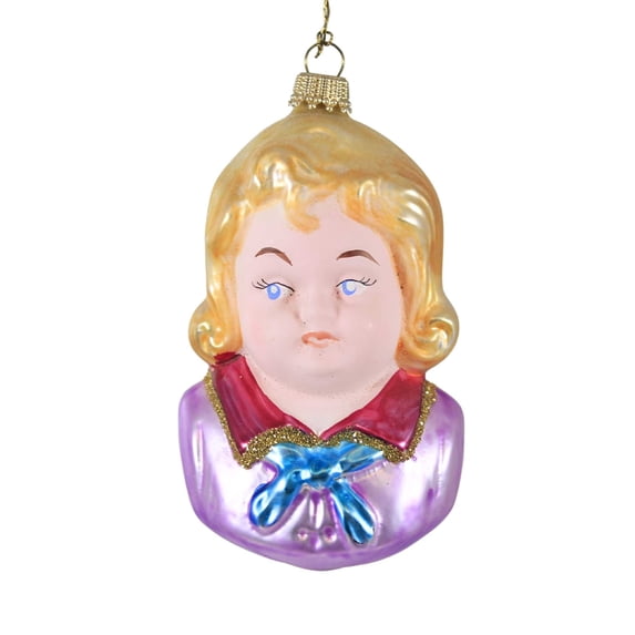 Larry Fraga Designs Margie - 1 Ornament 4 Inch, Glass - Christmas Ornament 5001