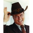 thumbnail image 1 of Larry Hagman smiling in Brown Coat Photo Print (8 x 10), 1 of 1