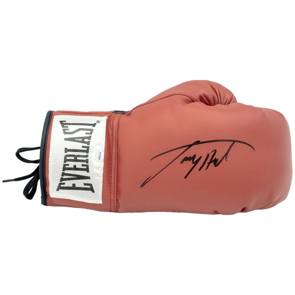Larry Holmes Autographed Red Everlast Boxing Glove JSA 227961