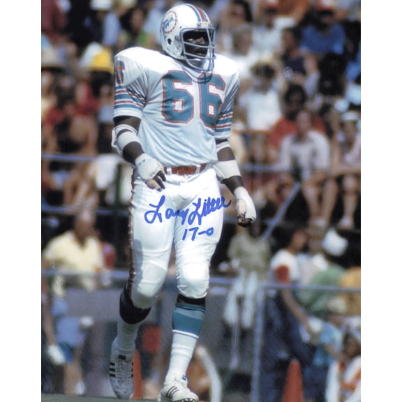 Larry Little Autographed 8x10 Photo Miami Dolphins SKU #245804