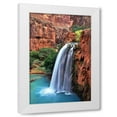 thumbnail image 1 of Larry Malvin 11x14 White Modern Wood Framed Wall Art Titled - Havasu Falls II, 1 of 5
