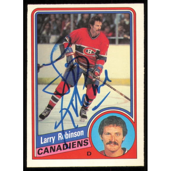 Larry Robinson Autographed 1984-85 O-Pee-Chee Card #270 Montreal Canadiens SKU #255046
