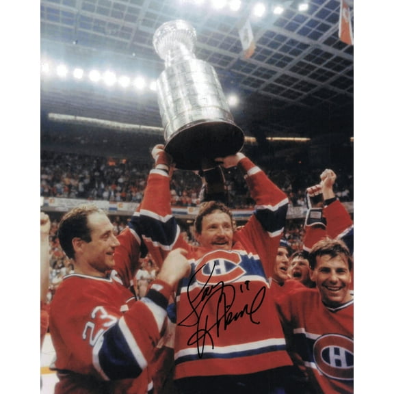 Larry Robinson Autographed 8x10 Photo Montreal Canadiens SKU #247300