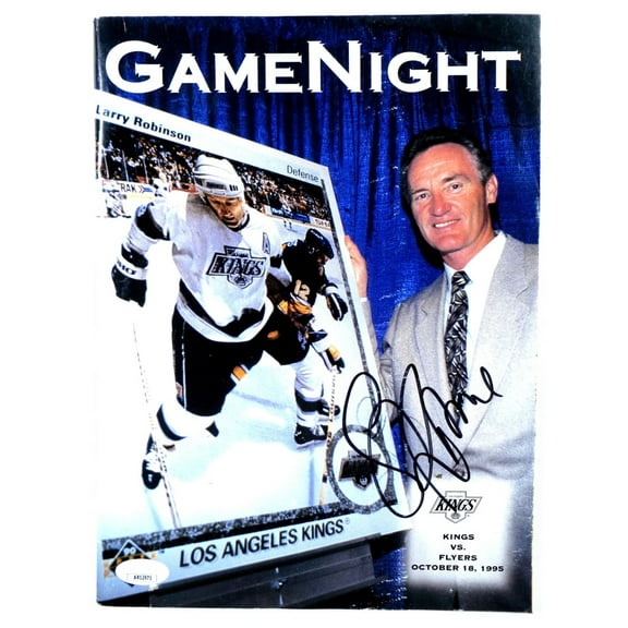 Larry Robinson Signed Autographed Program Magazine Kings 1995 JSA AR12971