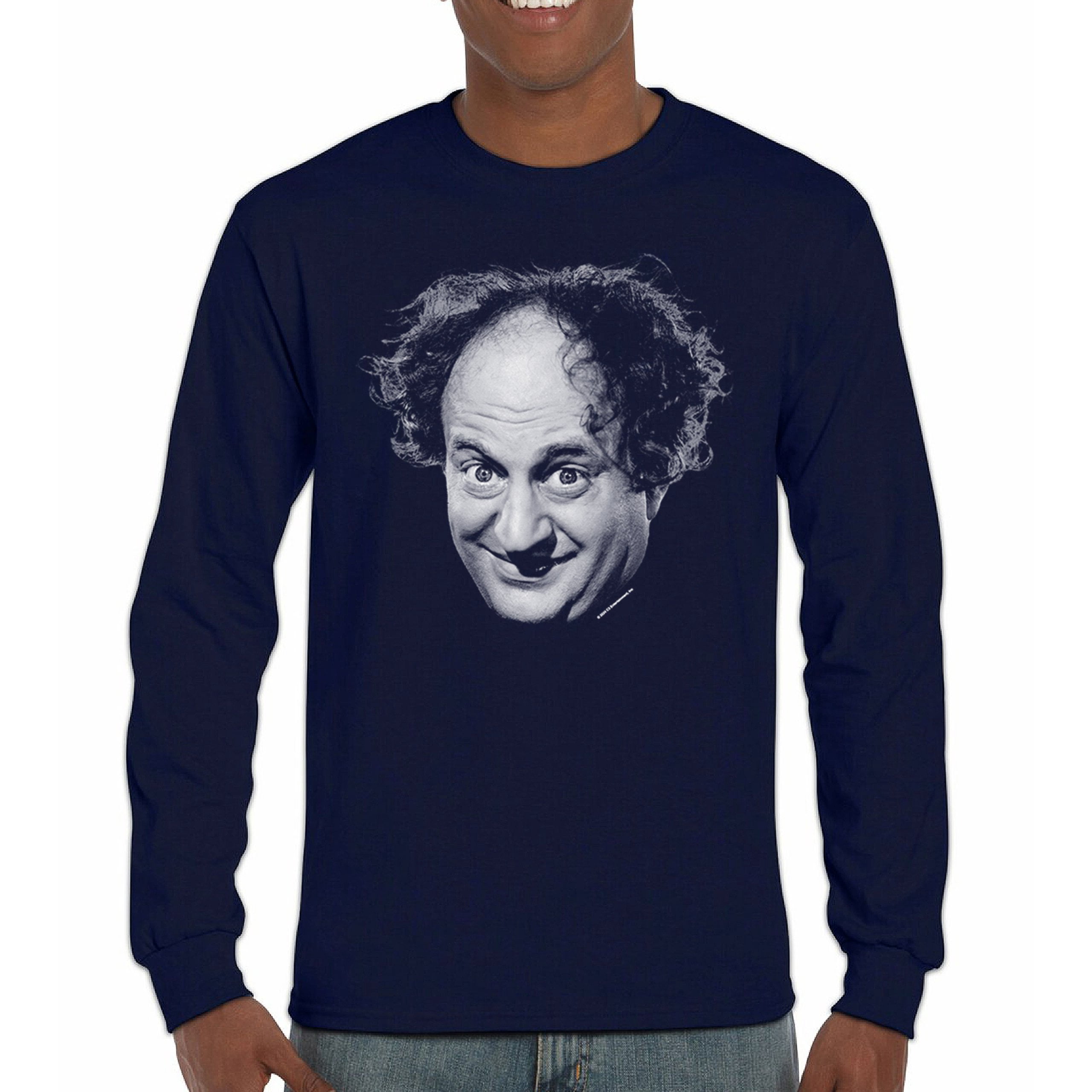 Three Stooges Wiseguys Long Sleeve T-Shirt - Officially Licensed Mens Graphic Tee - View #12