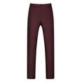 thumbnail image 1 of Lars Amadeus Business Dress Pants for Men's Big and Tall Flat Front Work Trousers, 1 of 1