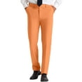 thumbnail image 1 of Lars Amadeus Dress Pants for Men's Slim Fit Flat Front Business Suit Chino Trousers, 1 of 5