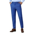 thumbnail image 1 of INSPIRE CHIC Dress Pants for Men's Slim Fit Tapered Flat Front Business Trousers, 1 of 5